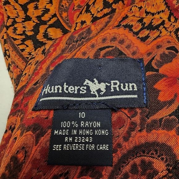 Vintage Floral Dolman Sleeve Midi / Maxi Dress - Picture 9 of 10